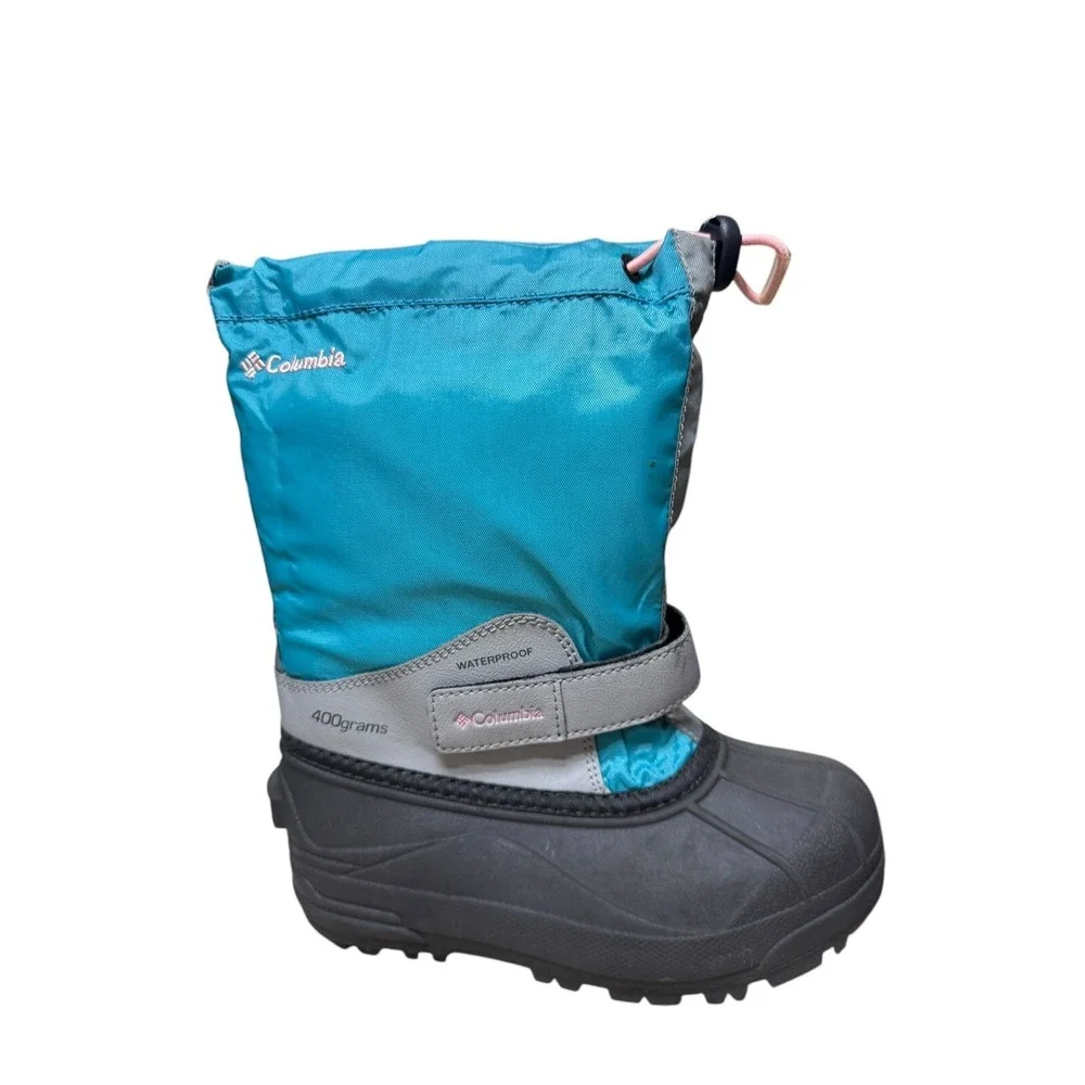 Columbia Powderbug Plus II Winter Snow Boots Kids Size 1Y Youth No Box
